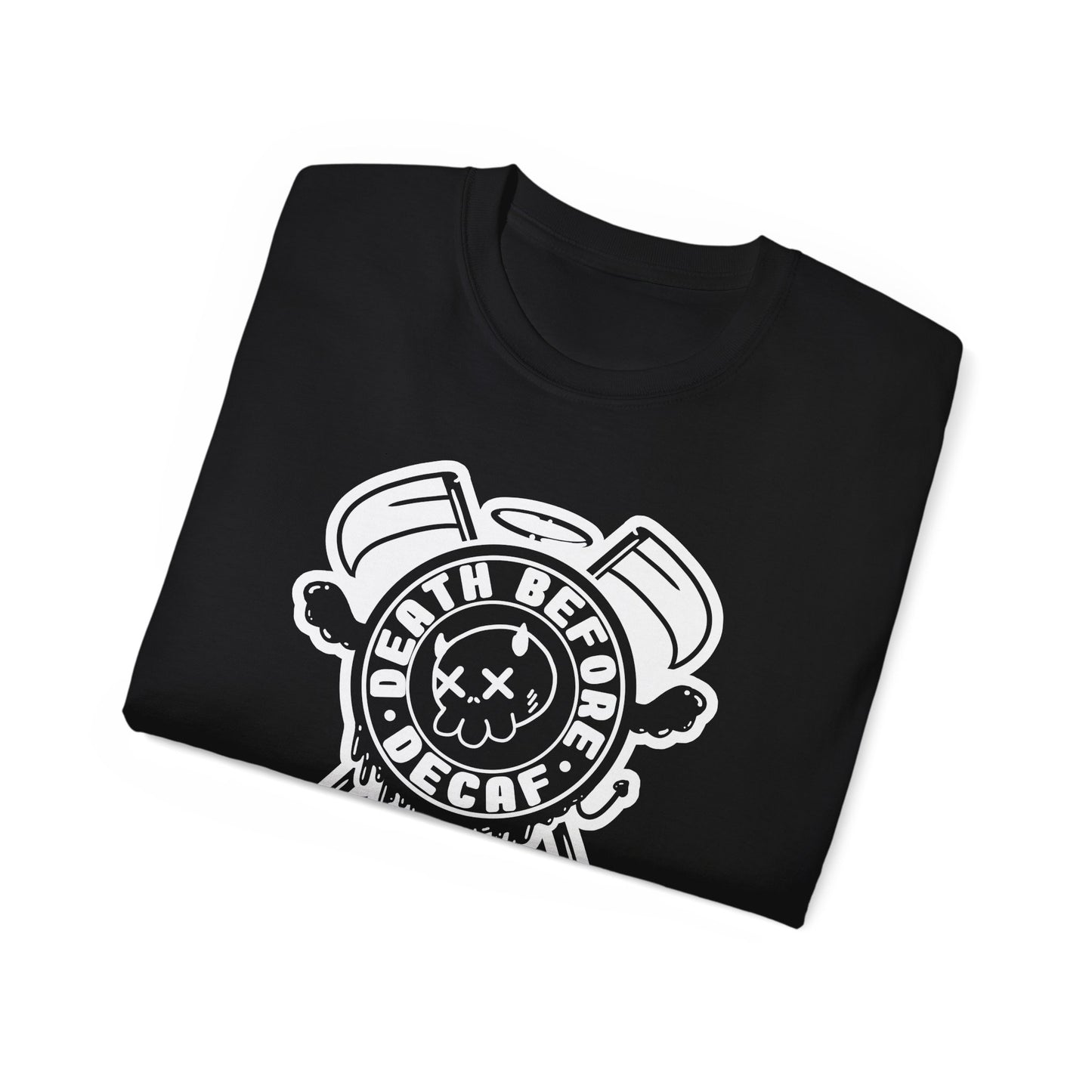 Death Before Decaf Unisex Ultra Cotton Tee
