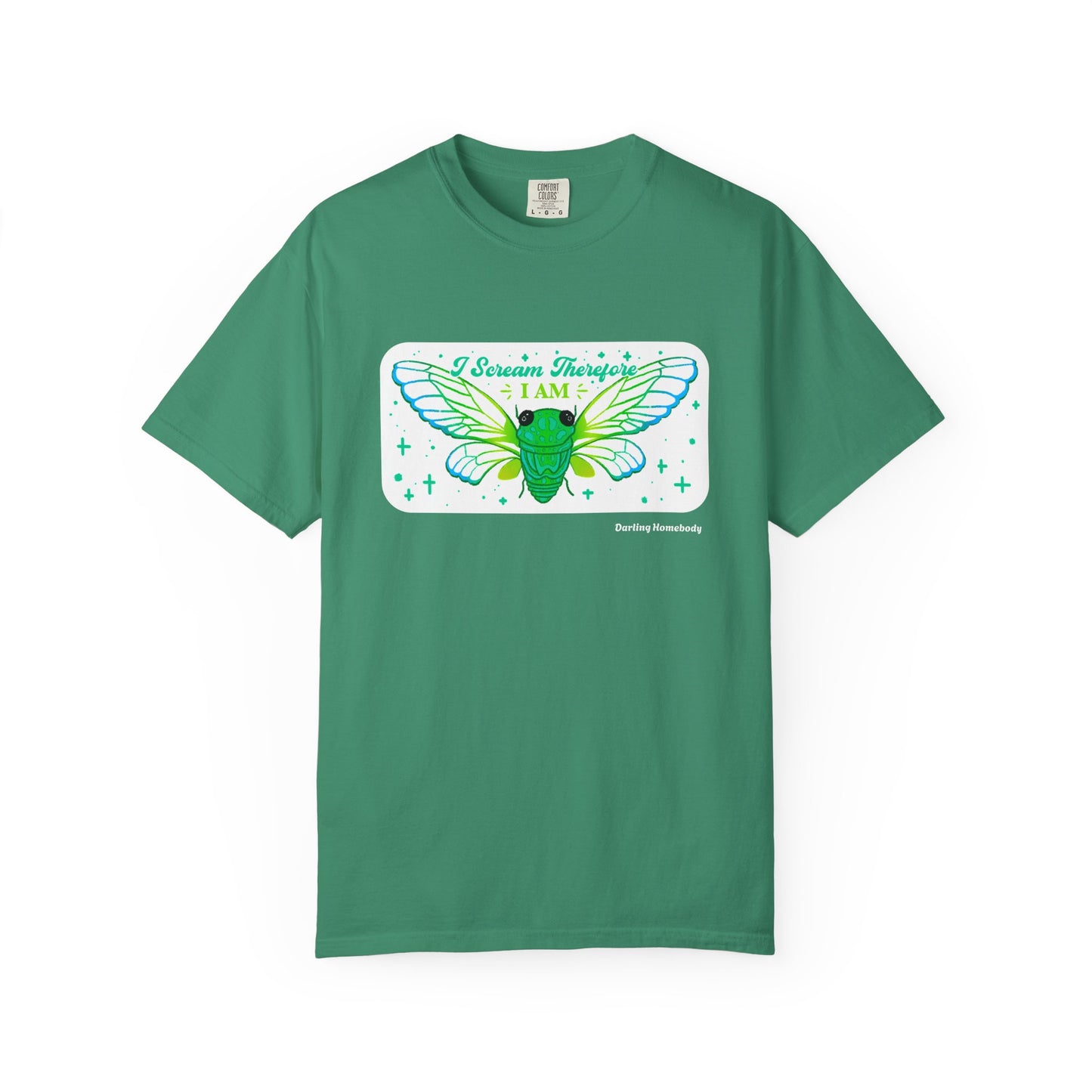 Cicada I Scream Therefore I Am T-shirt.