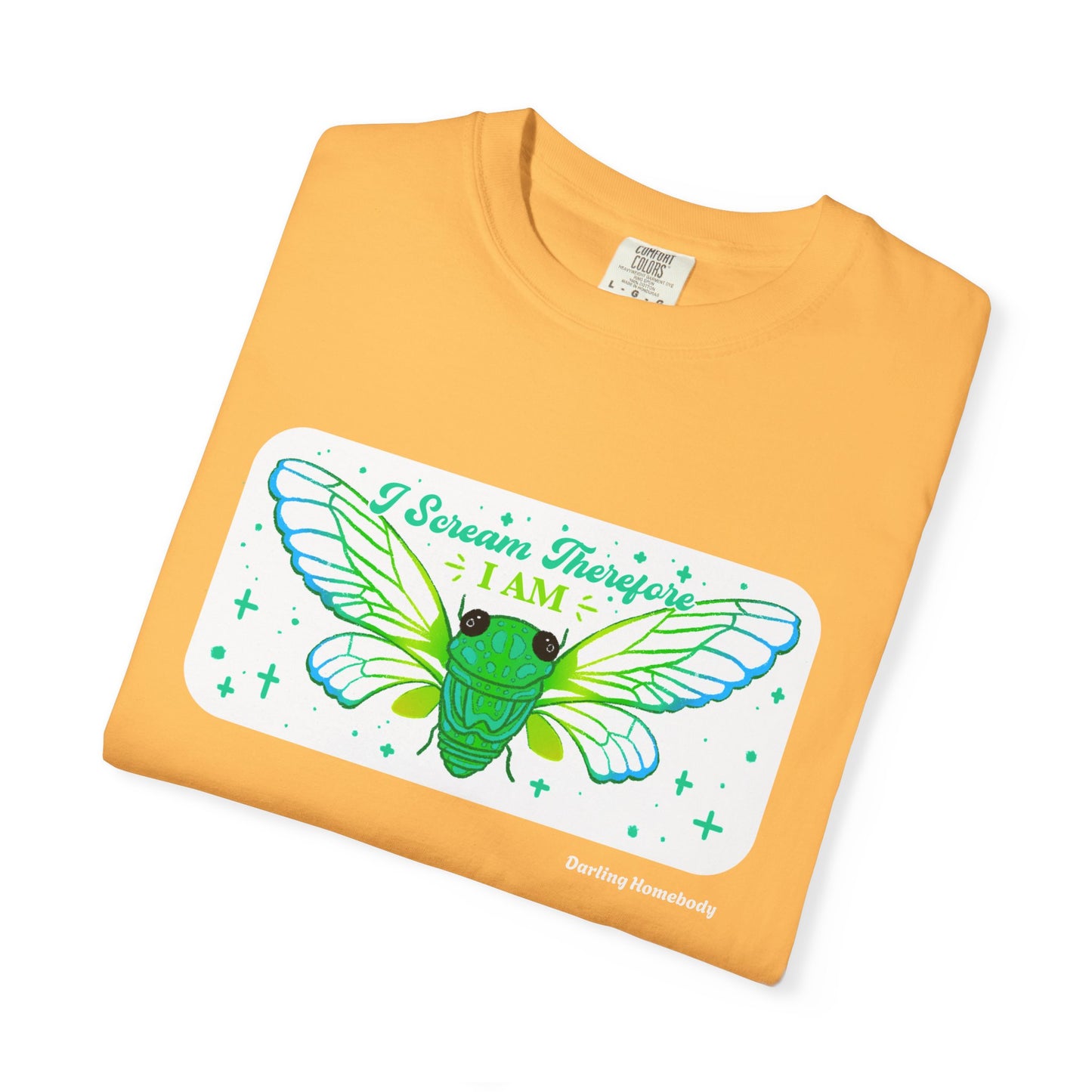 Cicada I Scream Therefore I Am T-shirt.