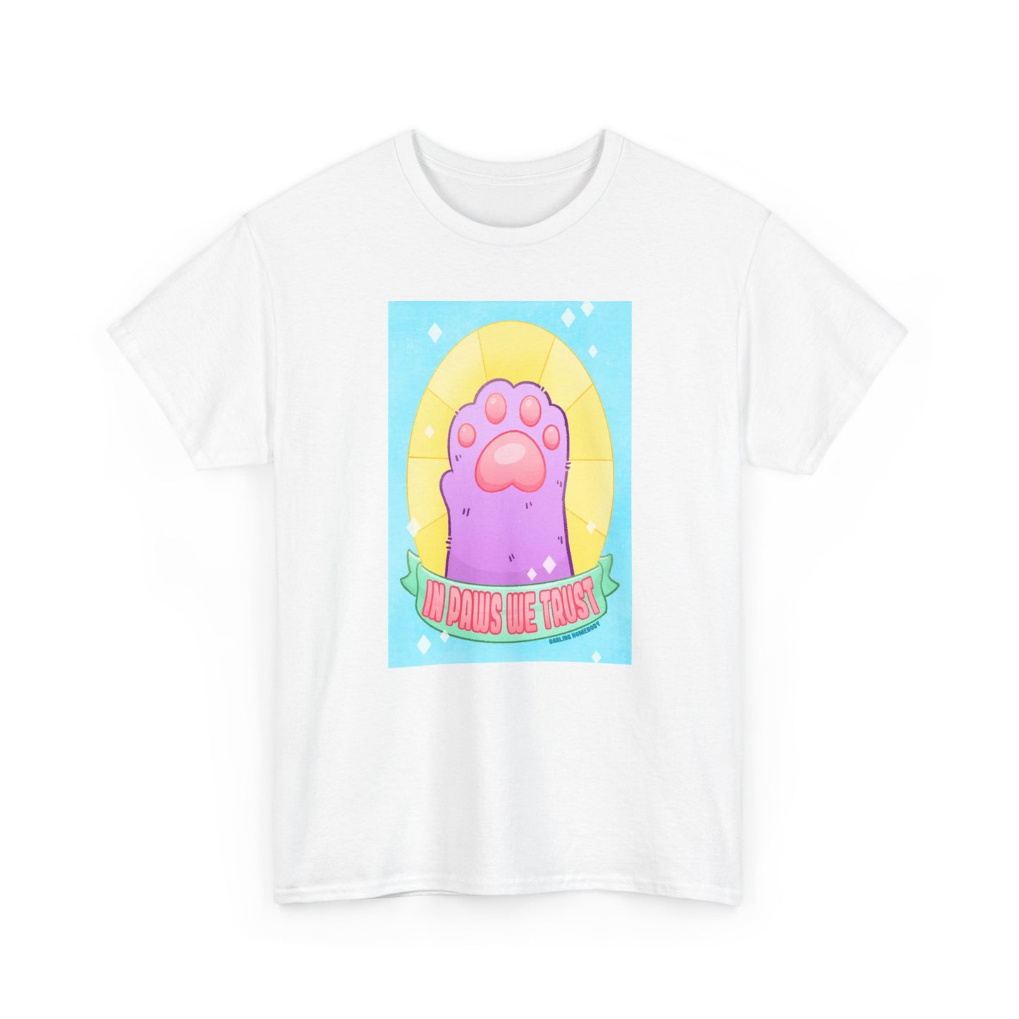 In Paws We Trust Pastel Unisex Heavy Cotton Tee