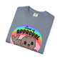 Seal of Approval T-shirt. Cute Rainbow Seal.