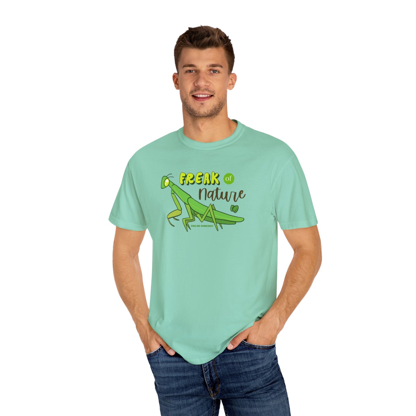 Freak of Nature T-shirt. Praying Mantis Bug Shirt.