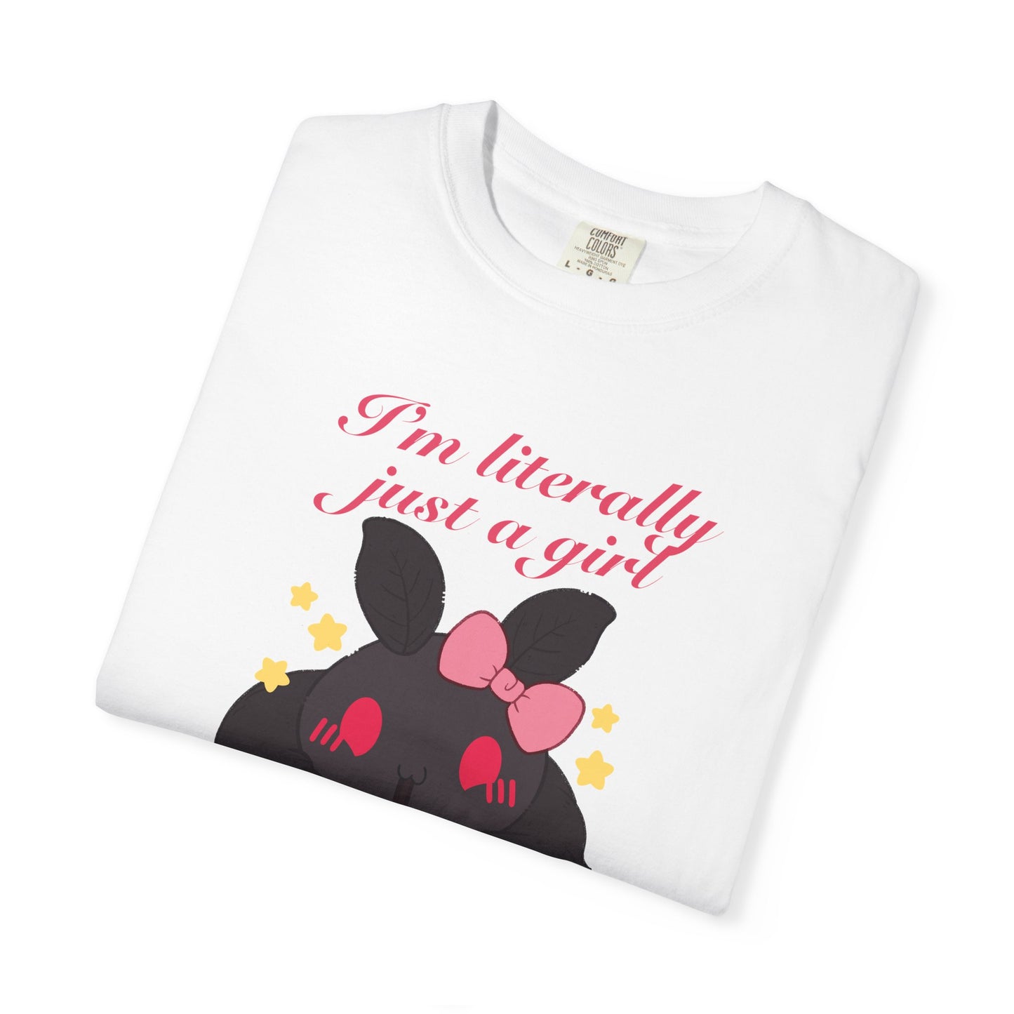 I’m Literally Just a Girl T-shirt. Moth-man Shirt.