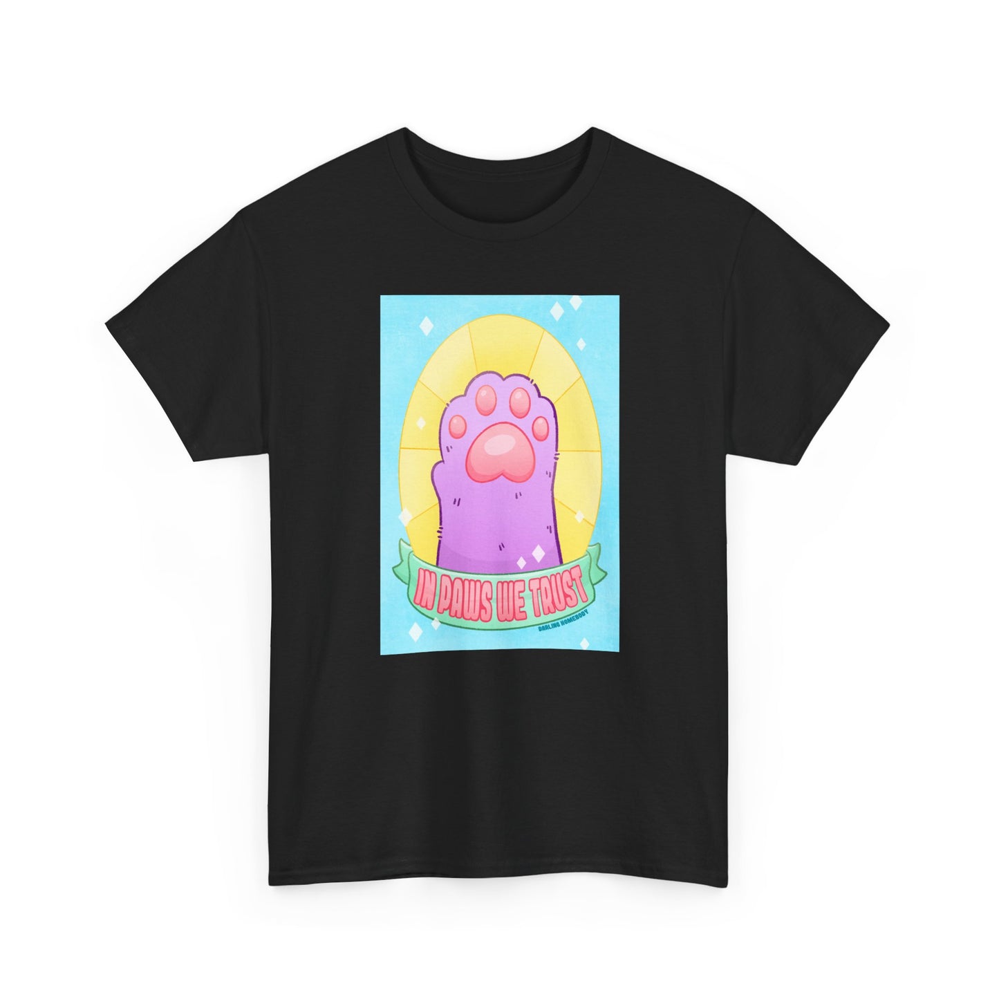 In Paws We Trust Pastel Unisex Heavy Cotton Tee