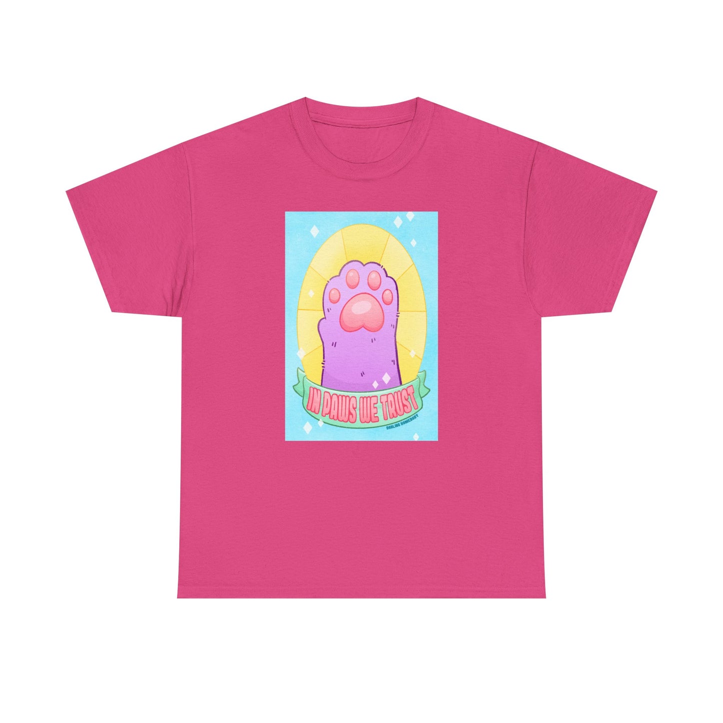 In Paws We Trust Pastel Unisex Heavy Cotton Tee