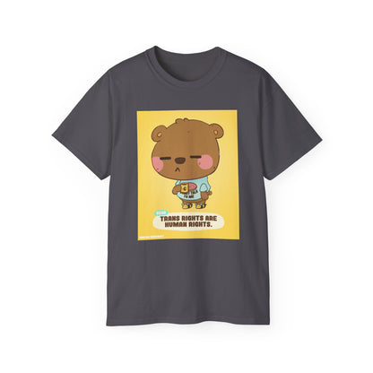 Trans Rights are Human Rights Unisex Ultra Cotton Tee.