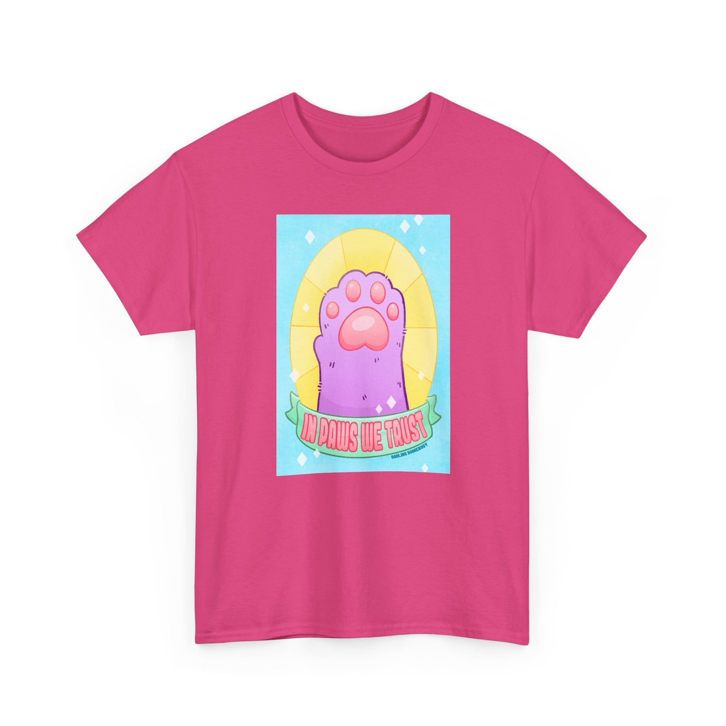 In Paws We Trust Pastel Unisex Heavy Cotton Tee
