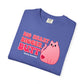 Big Heart Bigger Butt T-shirt. Funny Pink Cat Shirt.