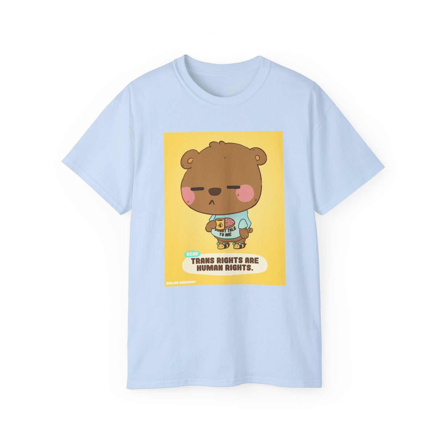 Trans Rights are Human Rights Unisex Ultra Cotton Tee.