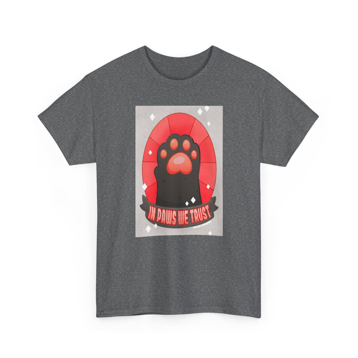 Paws We Trust Goth Unisex Heavy Cotton Tee
