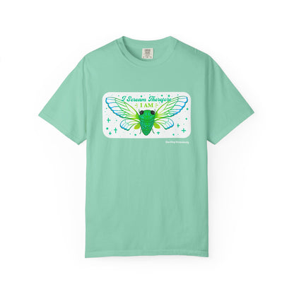 Cicada I Scream Therefore I Am T-shirt.