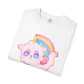 Rainbow Feral Cat Unicorn T-shirt.