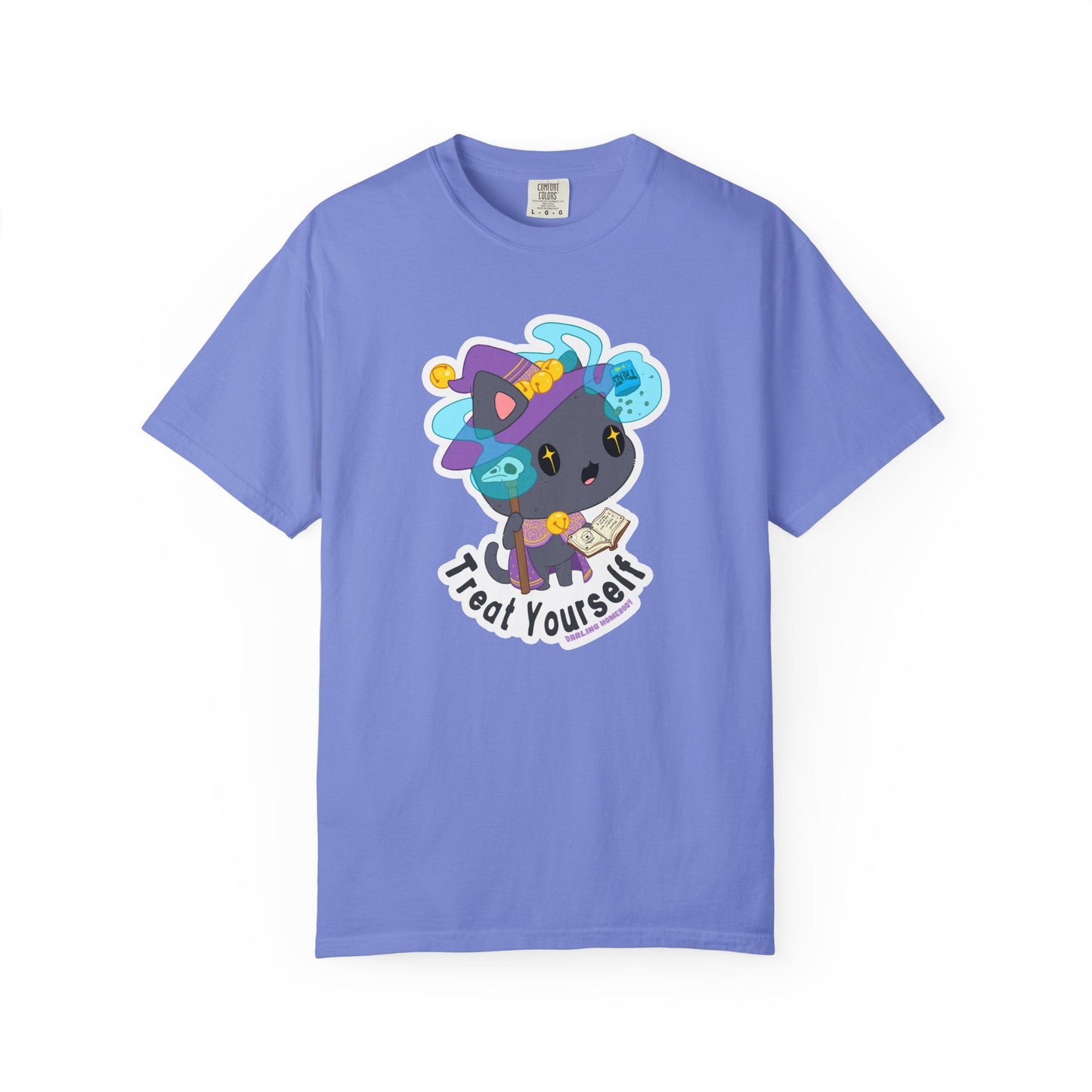 Treat Yourself Cat Wizard Merlin T-shirt.