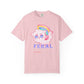 Rainbow Feral Cat Unicorn T-shirt.
