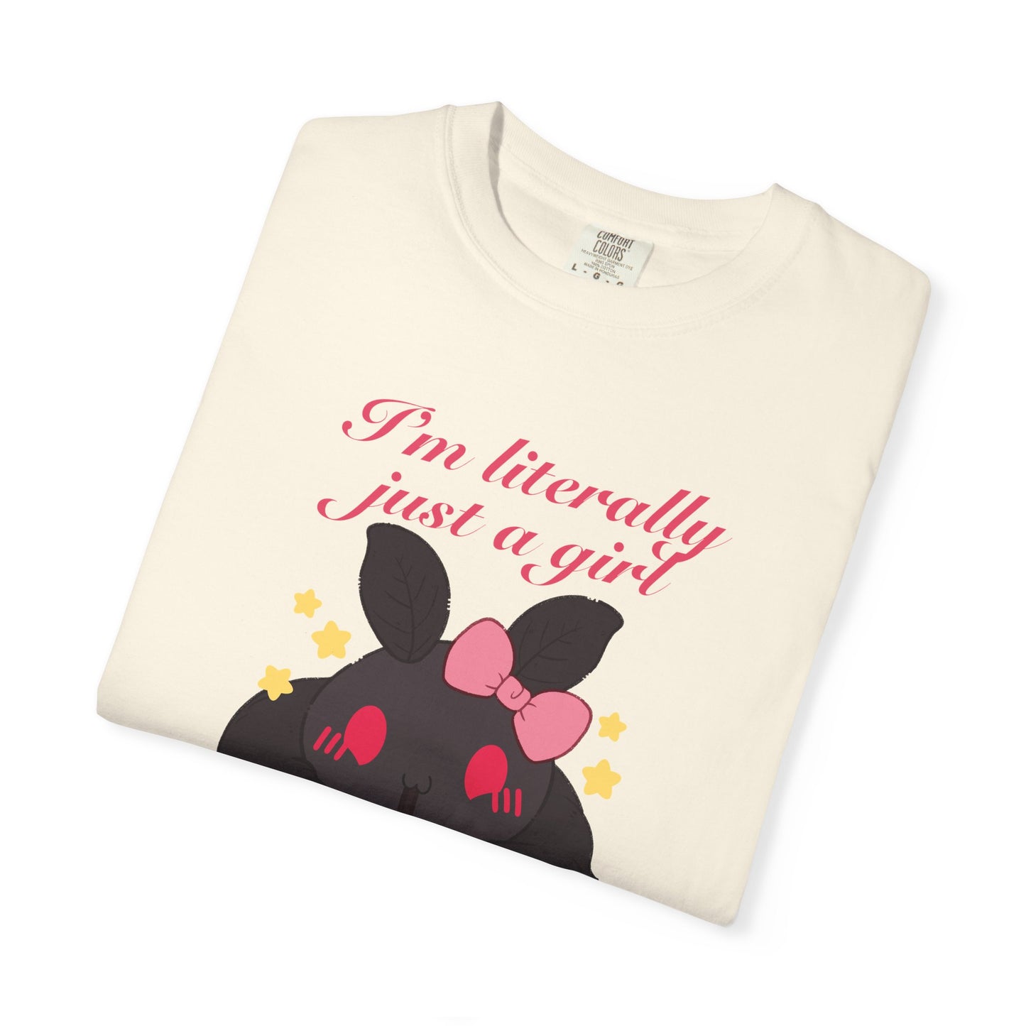 I’m Literally Just a Girl T-shirt. Moth-man Shirt.