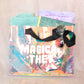 Magical They Holographic Tote Bag. Large Rainbow Waterproof Bag.