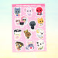 6x8.5 Sticker Sheet Annual 2023 Darling Homebody Society Collection.