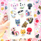 6x8.5 Sticker Sheet Annual 2023 Darling Homebody Society Collection.