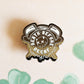 Death Before Decaf Enamel Pin. Coffee Lover Gift. Barista Life Lapel Pin. Skeleton Coffee Addict Hat Pin. Caffeine or Die Accessory.