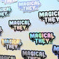 Magical They/Them Holographic Sticker. Weatherproof Vinyl Decal. Shiny Iridescent. Sailor Moon Madoka Steven Universe Gift