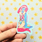 Queen America Sticker Super Swap Series Parody. Embossed Decal.