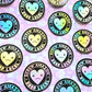 Screw Amazon Shop Local Sticker. Rainbow Holographic Effect. Weatherproof Decal