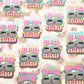 Chicago Bean Sticker. Holographic Vinyl Sticker. Funny Weatherproof Decal.