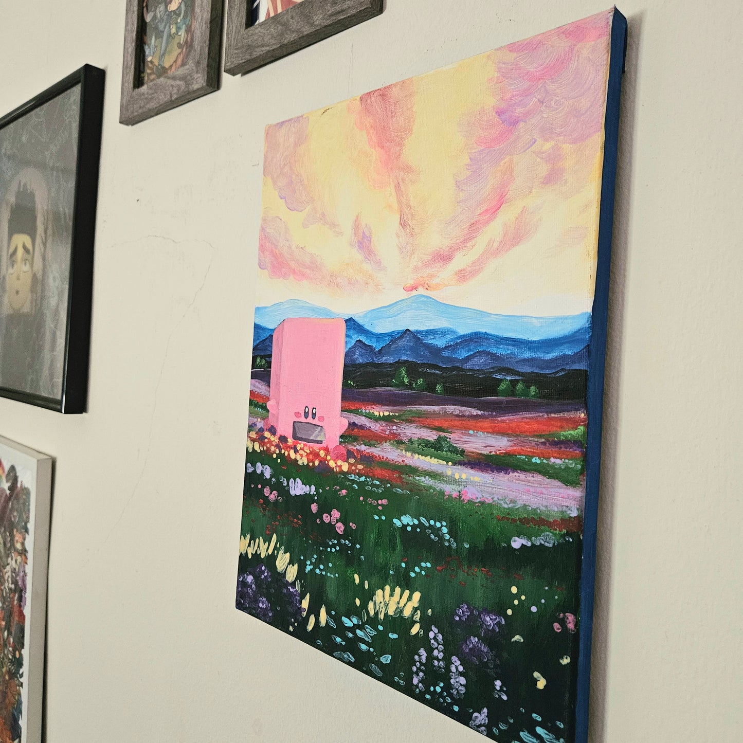 Dreamy Pink Vending Machine Painting