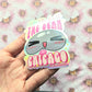 Chicago Bean Sticker. Holographic Vinyl Sticker. Funny Weatherproof Decal.