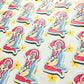 Queen America Sticker Super Swap Series Parody. Embossed Decal.