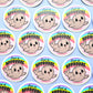 Seal of Approval Sticker. Raised Texture Effect.