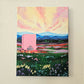 Dreamy Pink Vending Machine Painting