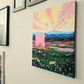 Dreamy Pink Vending Machine Painting