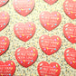 Take Your Meds Love Sticker. Embossed Decal Heart.