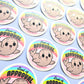 Seal of Approval Sticker. Raised Texture Effect.