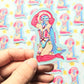 Queen America Sticker Super Swap Series Parody. Embossed Decal.
