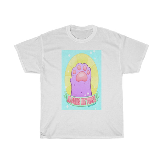 In Paws We Trust Pastel Unisex Heavy Cotton Tee