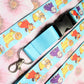 Dog Lanyard for Keys. Cute Breakaway Neck Lanyard. Teacher Vet or Doctor Badge Holder. Fabric Detachable Key Holder. Dog Mom Gift. Dog Dad.