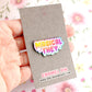 Magical They Rainbow Metal Enamel Pin. Drippy Lapel Pin. Kawaii Sailor Moon Gift. Cute and Creepy Aesthetic Pin. Steven Universe. Madoka Magica.