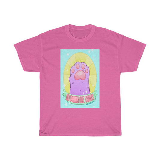 In Paws We Trust Pastel Unisex Heavy Cotton Tee