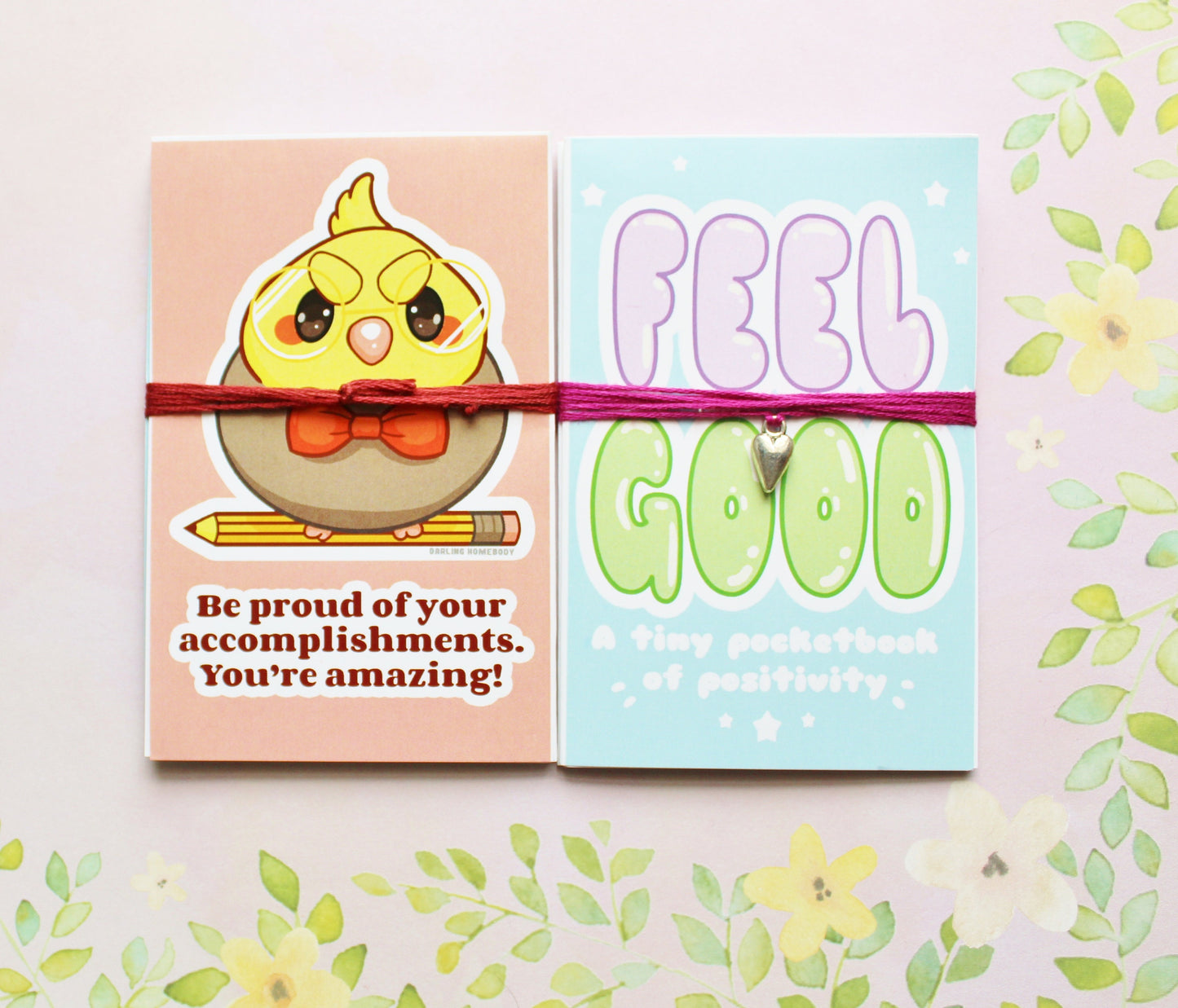 Feel Good Miniature Book of Positive Quotes & Affirmations. Inspirational Positive Vibes. Cute Little Gift for Depression. Motivational.