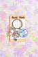 F*ck Off Rude Buds Key Chain. Cute Flower Petal Keychain. Pastel Punk Key Charm. Sarcastic Accessory for Car Keys. Kawaii Goth Keychain.
