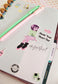 Sticker Sheet Skate Your Heart Out Lyla. Roller Skate Sticker. Roller Derby Babe. Gifts for Skaters. Roller Revival Water Bottle Sticker.