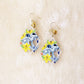 Tiger Skull Earrings or Keychain. Cat Skull Jewelry. Crystal Dangle Earrings. Vulture Culture Fashion. Oddities Style Jewelry.