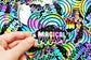 Holographic Sticker. Weatherproof Vinyl Decal. Magical Rainbow Iridescent Sticker. Sailor Moon Steven Universe Gift Nonbinary