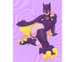 "Catman" 8 x 10 inch Art Print. Super Swap Series